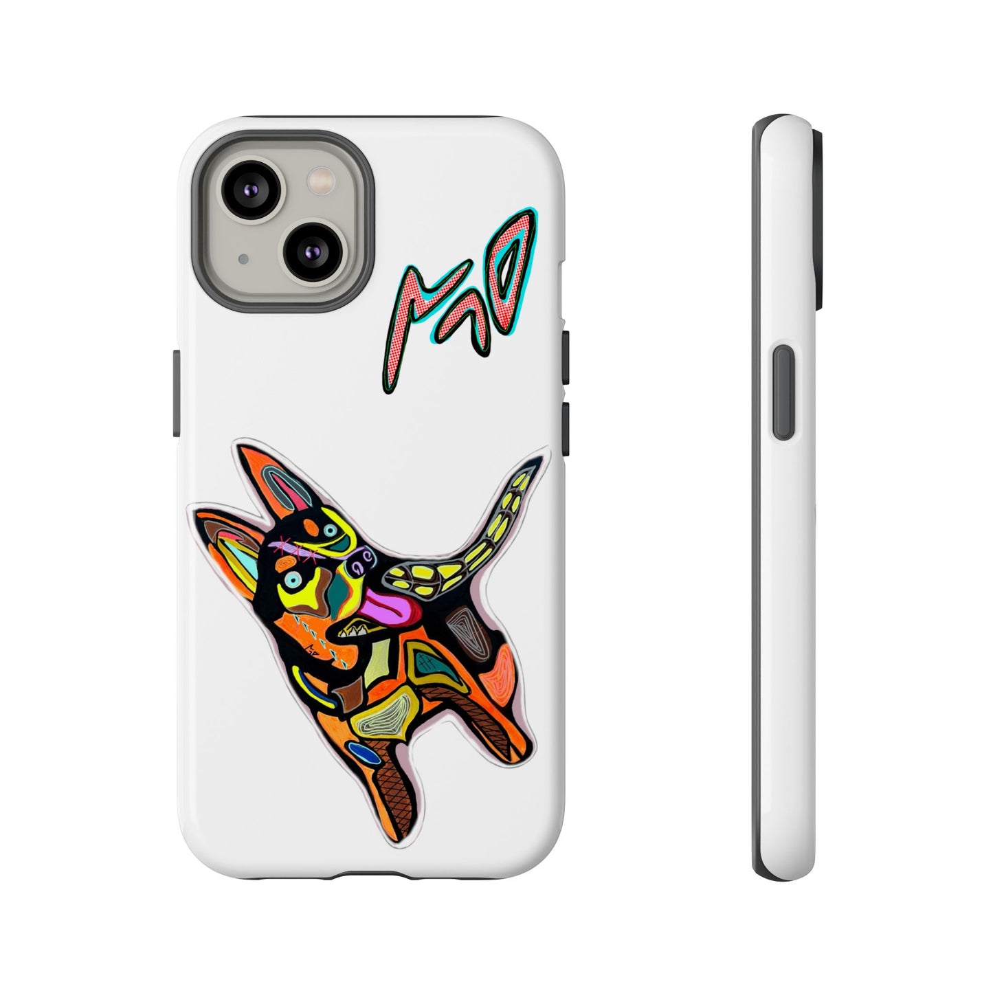 HUSKY  Colorful Abstract Dog Phone Case — 'MAD' Signature Protective Case