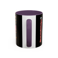Coffee Mug — Colorful Abstract Cross Accent Ceramic Mug (11/15 oz)