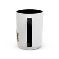 SAN JUAN.  Colorful Street Art Coffee Mug — Vibrant Alleyway & Playful Emblem Accent Mug