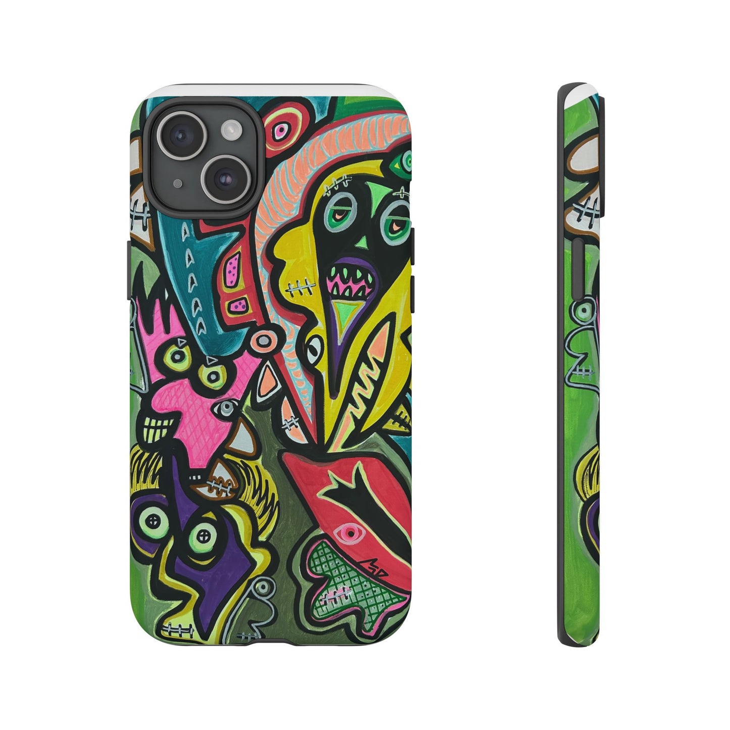 CONCERT  Abstract Graffiti Phone Case — Colorful Street Art Tough Cases