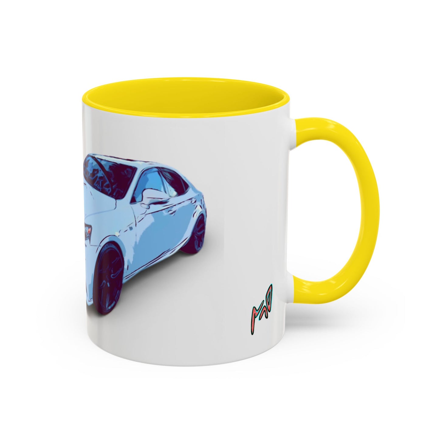 IS300 Car Lover Accent Coffee Mug – White Sports Sedan Design (11oz & 15oz)