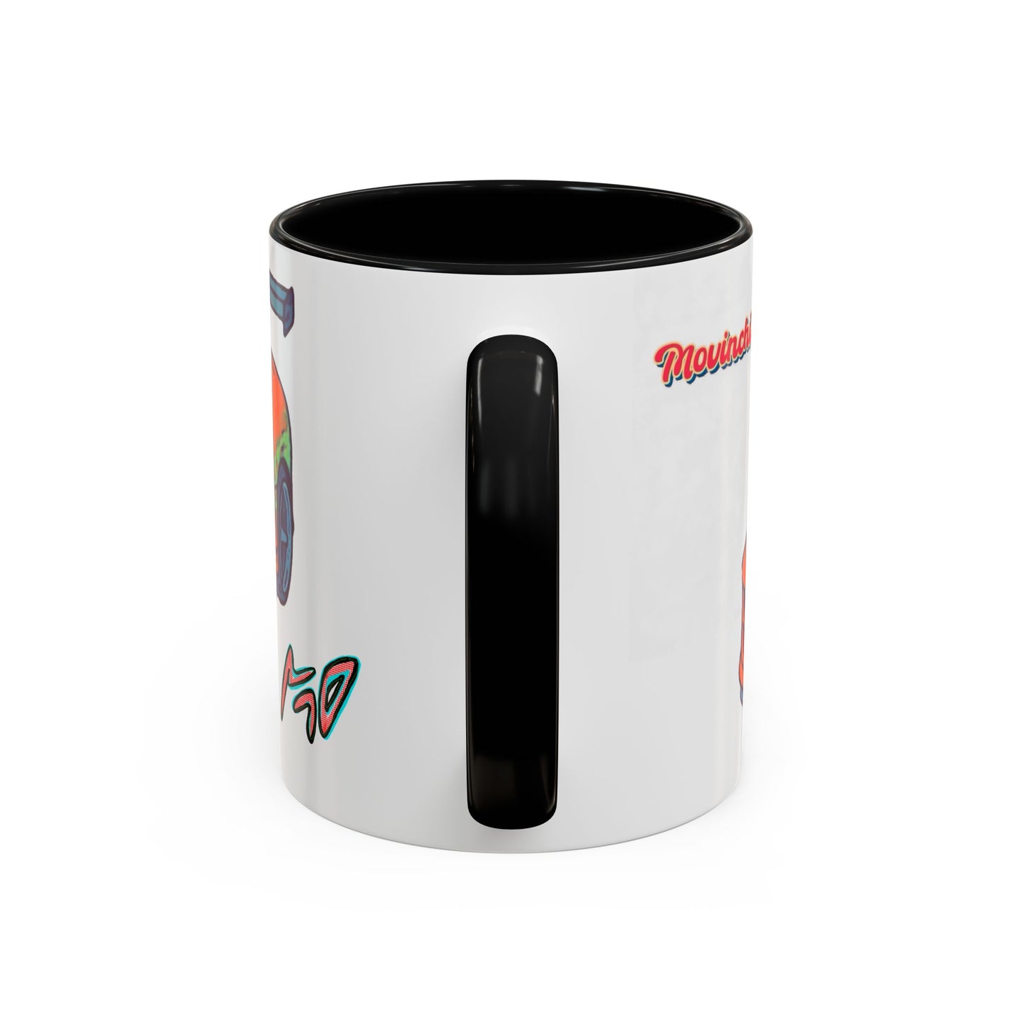 Racing Supra Accent Coffee Mug (11/15oz) — Orange Drift Car Design