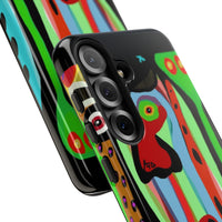 CRAZY.   Tribal Face Phone Case — Colorful Modern Art iPhone Cover