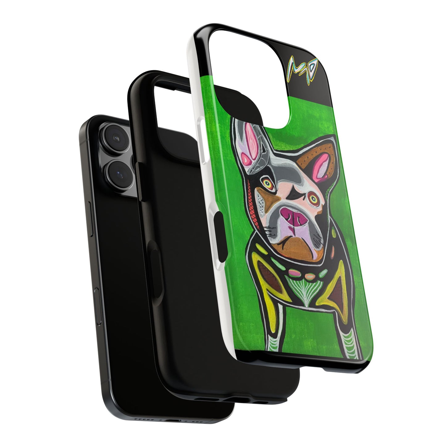 FRENCHIE  Art Phone Case – Colorful Pop Dog iPhone Cover
