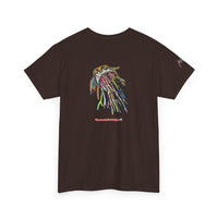 Graphic Tee — Colorful CRAZY TUNA  Illustration Back Print Tee