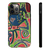Abstract AFTERLIFE Phone Case — Bold Psychedelic Music Art