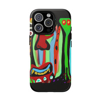 CRAZY.   Tribal Face Phone Case — Colorful Modern Art iPhone Cover