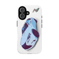 Melvin White Sports Car Phone Case - Retro Pop Art Supercar Protective Tough Case