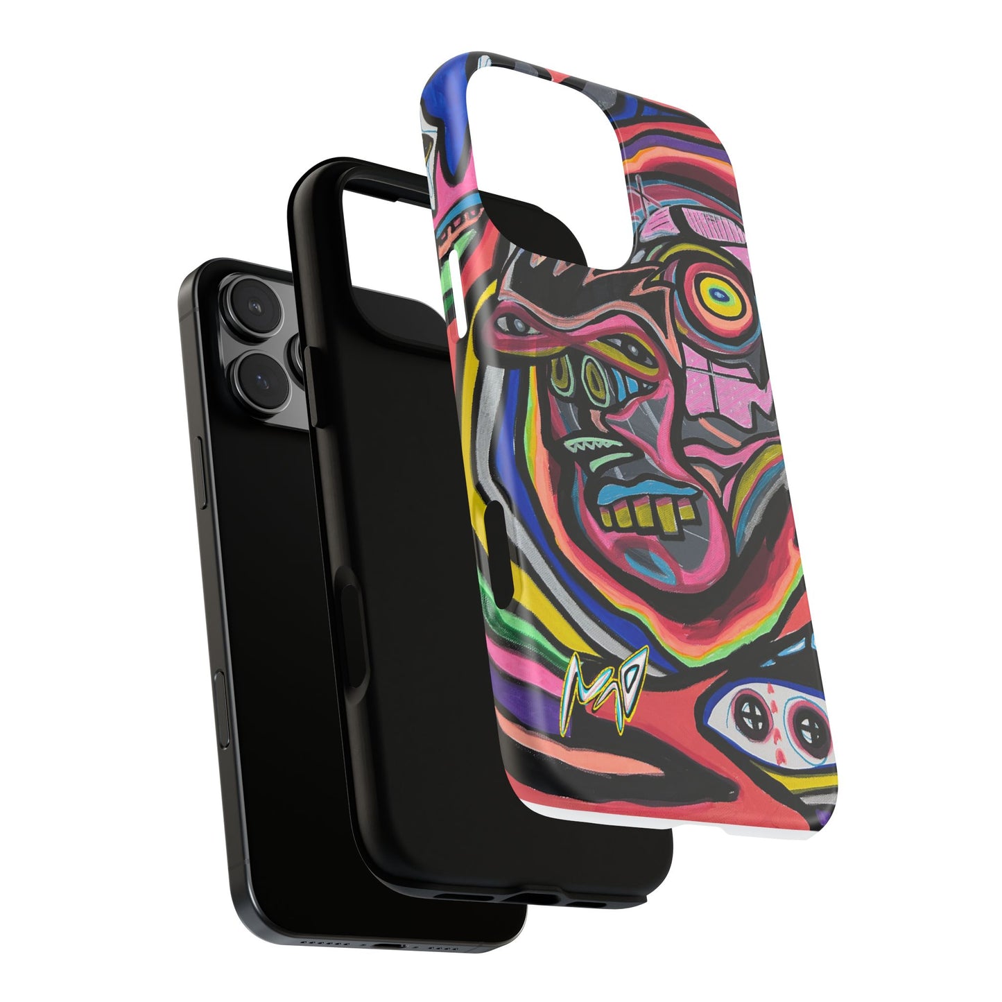 CRAZY Graffiti Phone Case — Colorful Street Art Protective Cover