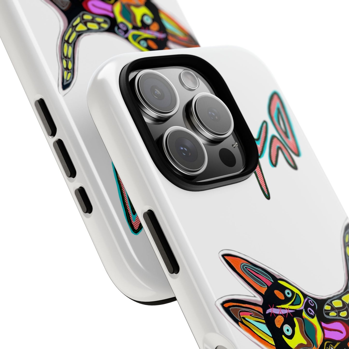 HUSKY  Colorful Abstract Dog Phone Case — 'MAD' Signature Protective Case
