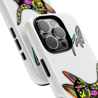 HUSKY  Colorful Abstract Dog Phone Case — 'MAD' Signature Protective Case
