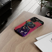 Colorful Pit LABRADOR Tough Phone Case — Vibrant Pop Art Dog Design
