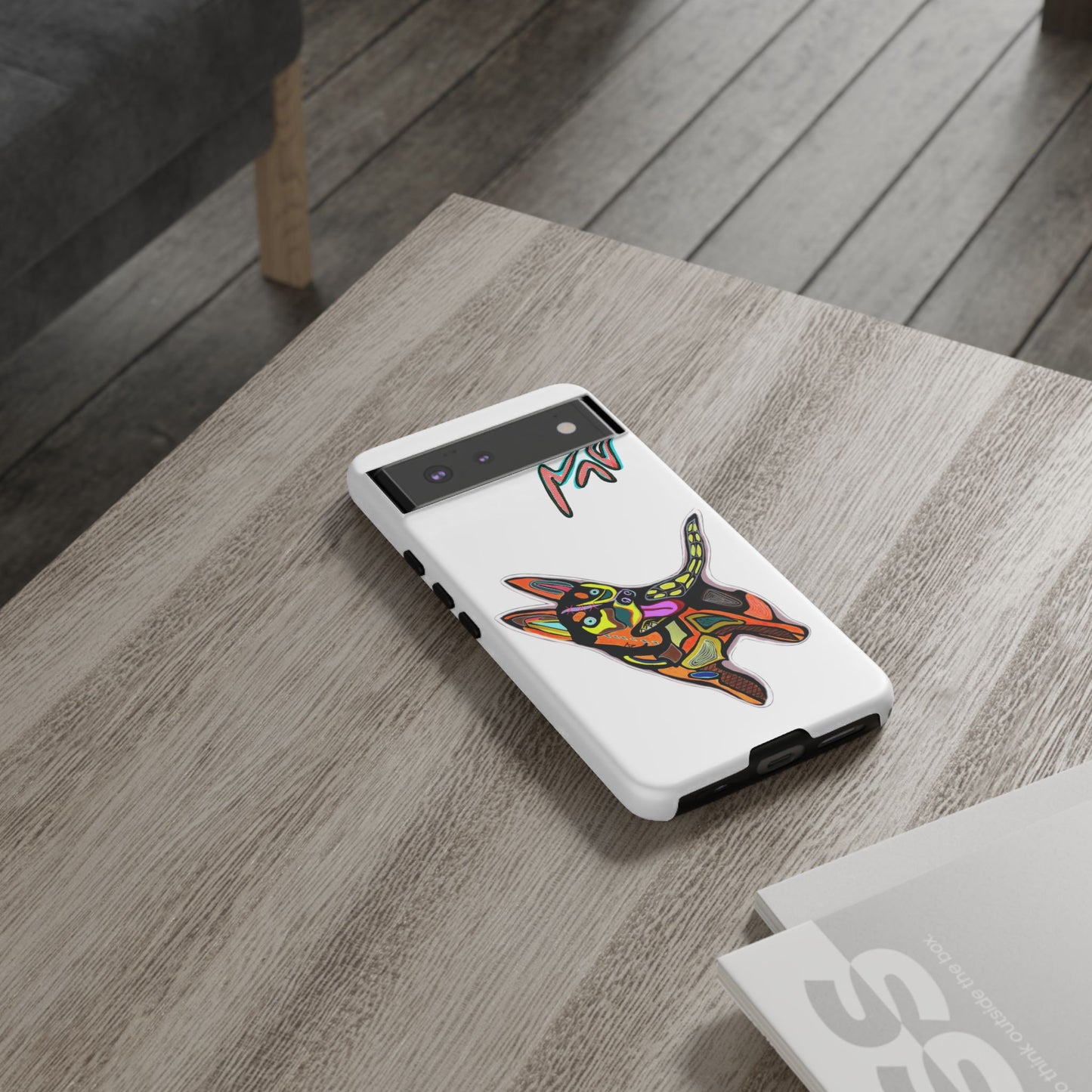 HUSKY  Colorful Abstract Dog Phone Case — 'MAD' Signature Protective Case