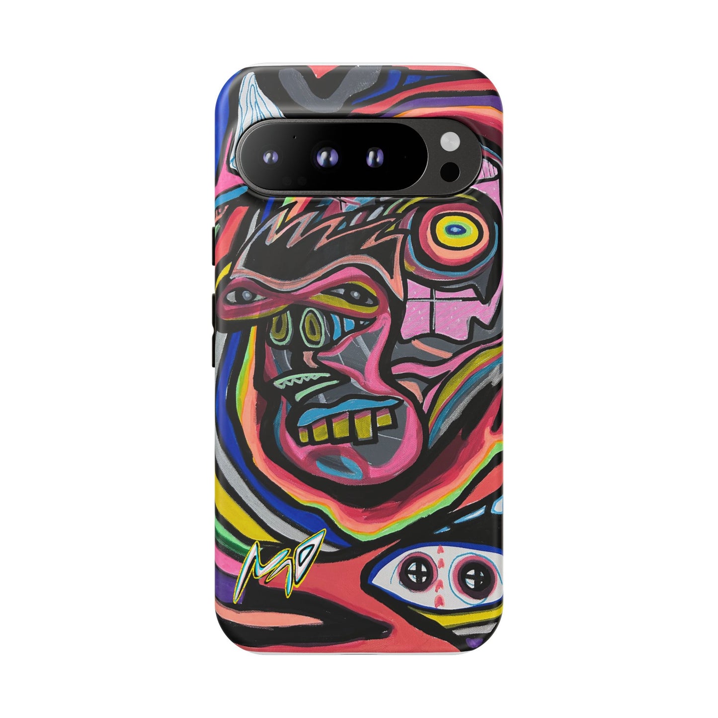 CRAZY Graffiti Phone Case — Colorful Street Art Protective Cover