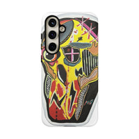 VINCENT.  Skull Riot Phone Case – Colorful Abstract Horror Art Protective Cover