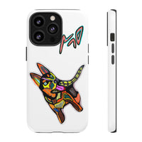 HUSKY  Colorful Abstract Dog Phone Case — 'MAD' Signature Protective Case