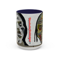 3 amigos2.0 Zombie Skull Coffee Mug — Spooky Horror Accent Mug (11/15 oz)