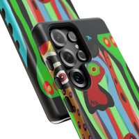 CRAZY.   Tribal Face Phone Case — Colorful Modern Art iPhone Cover