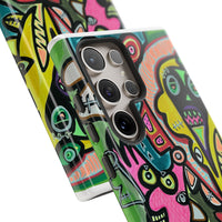 CONCERT  Abstract Graffiti Phone Case — Colorful Street Art Tough Cases