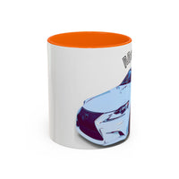 MELVIN.  Personalized Car Coffee Mug — 'Melvin' Sports Car Accent Mug (11/15oz)