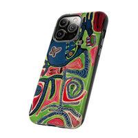 Abstract AFTERLIFE Phone Case — Bold Psychedelic Music Art