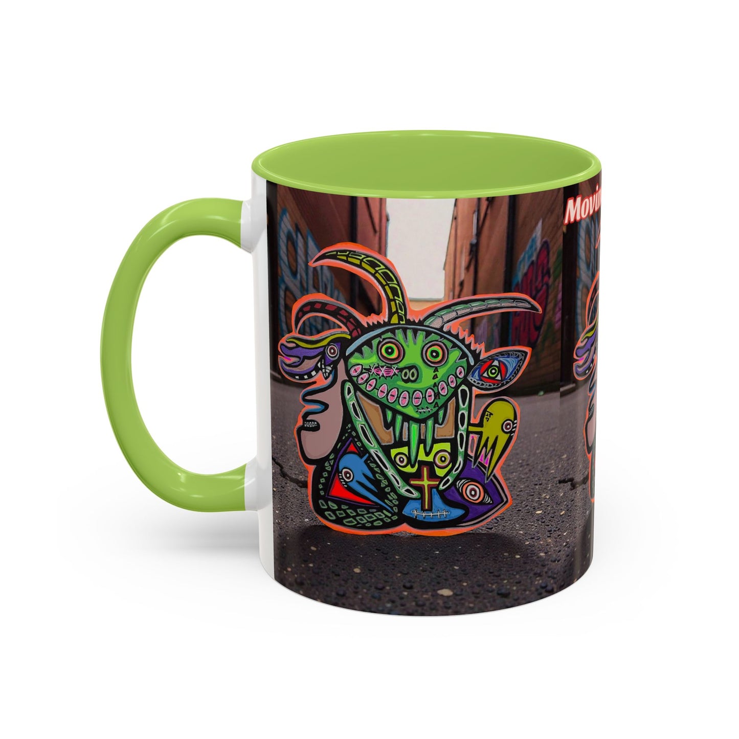 RYDER5.0  Street Art Mug — Colorful Graffiti Character Coffee Cup (11/15oz)
