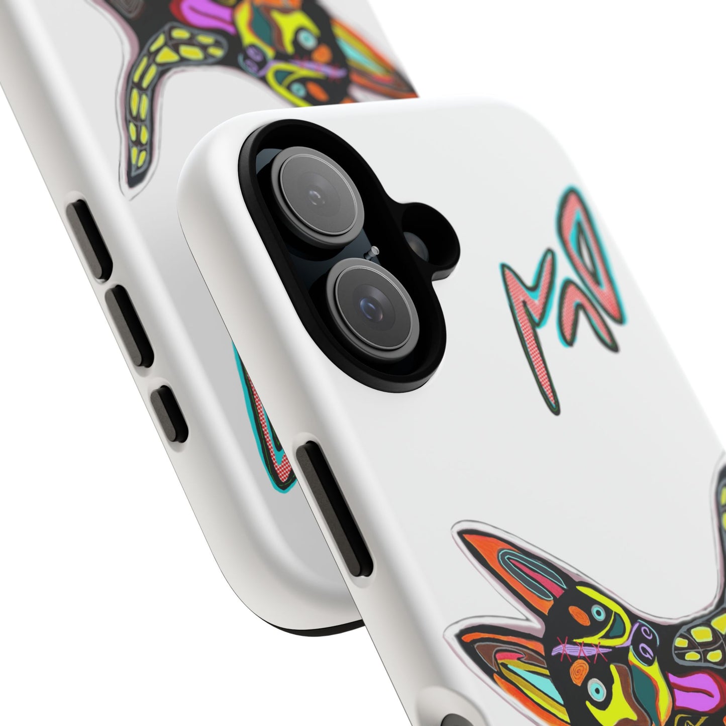 HUSKY  Colorful Abstract Dog Phone Case — 'MAD' Signature Protective Case