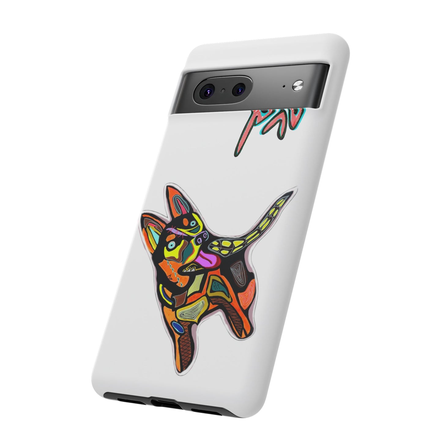 HUSKY  Colorful Abstract Dog Phone Case — 'MAD' Signature Protective Case