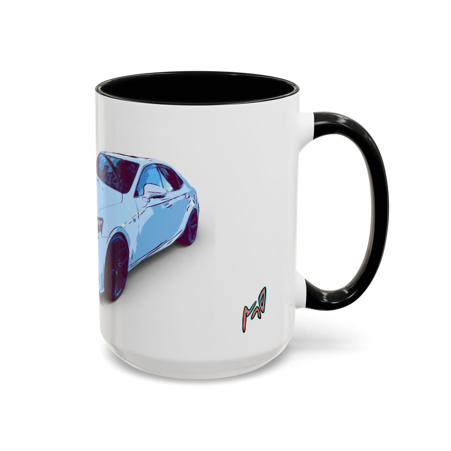 IS300 Car Lover Accent Coffee Mug – White Sports Sedan Design (11oz & 15oz)