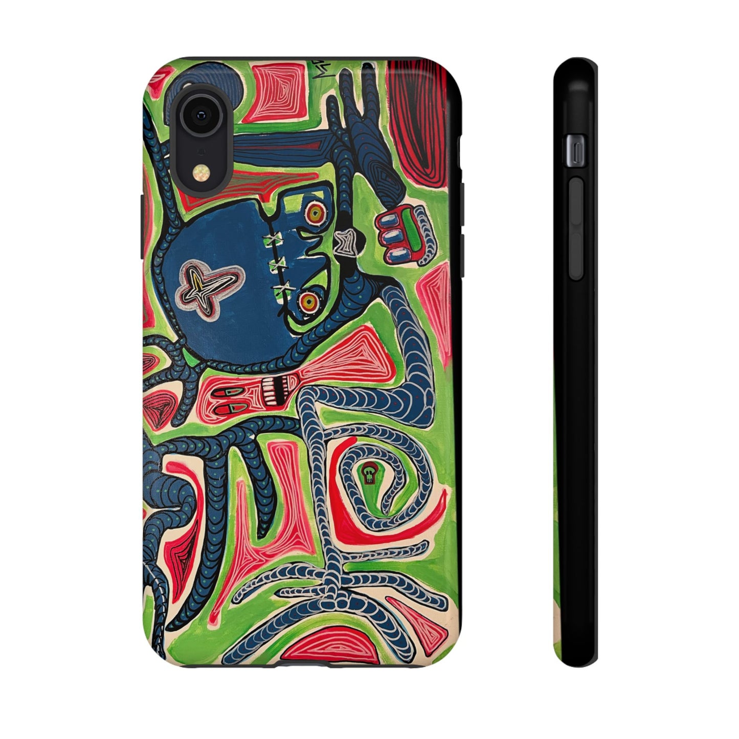 Abstract AFTERLIFE Phone Case — Bold Psychedelic Music Art