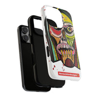 KUNTA.  Abstract Tribal Skull Phone Case — Colorful Street Art Protective Cover