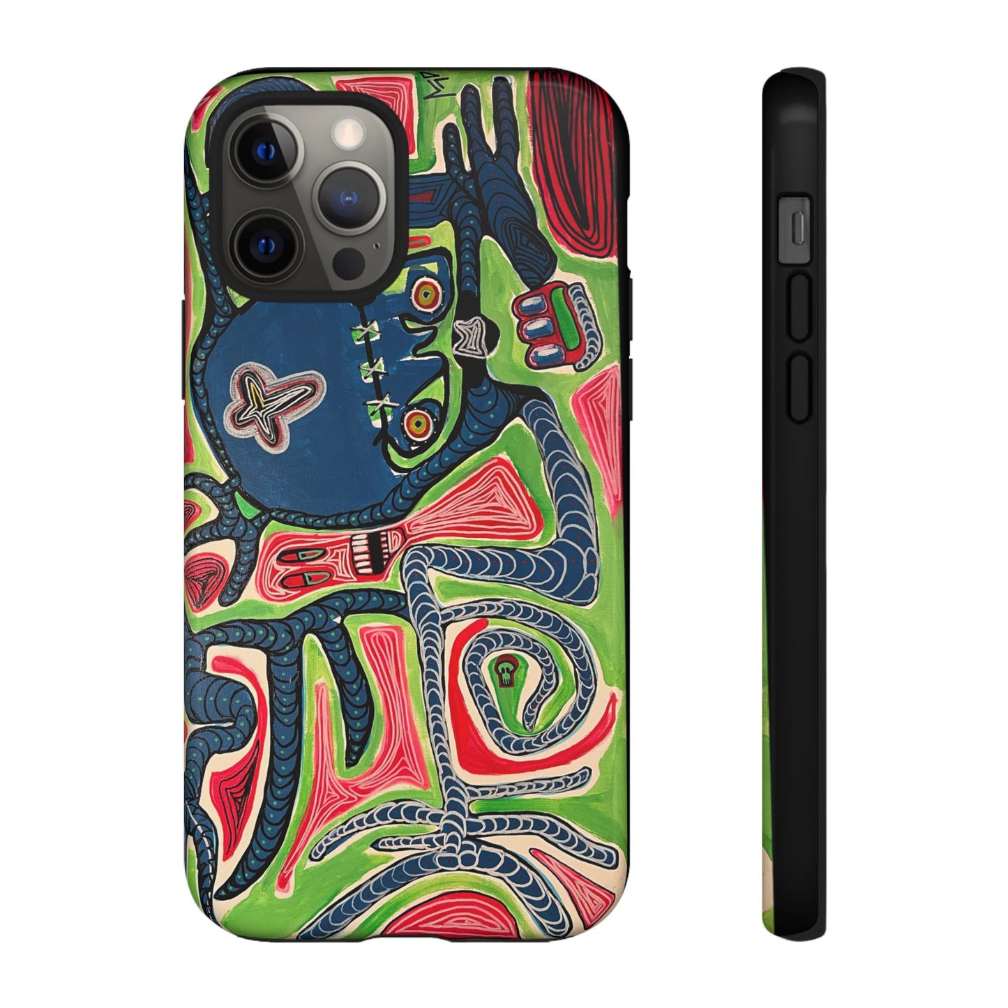 Abstract AFTERLIFE Phone Case — Bold Psychedelic Music Art