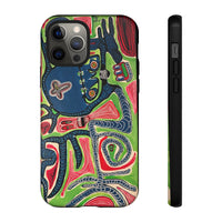 Abstract AFTERLIFE Phone Case — Bold Psychedelic Music Art