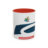AERIAL.   Wave Accent Coffee Mug — Watersports Lover Gift