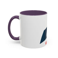AERIAL.   Wave Accent Coffee Mug — Watersports Lover Gift
