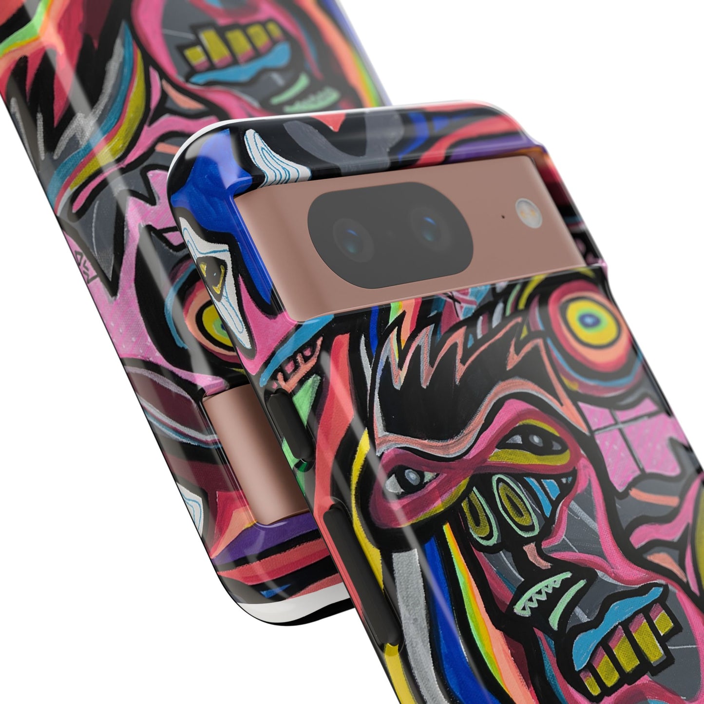 CRAZY Graffiti Phone Case — Colorful Street Art Protective Cover