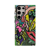 CONCERT  Abstract Graffiti Phone Case — Colorful Street Art Tough Cases