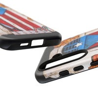 Puerto Rican Flag Phone Case - Rustic Coquí Door Design Tough Case