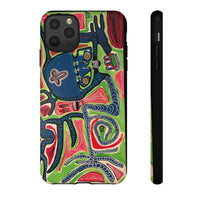 Abstract AFTERLIFE Phone Case — Bold Psychedelic Music Art