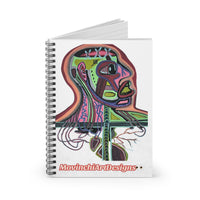 HEART ATTACK  Anatomical Art Spiral Notebook — Colorful Abstract Human Anatomy Sketchbook