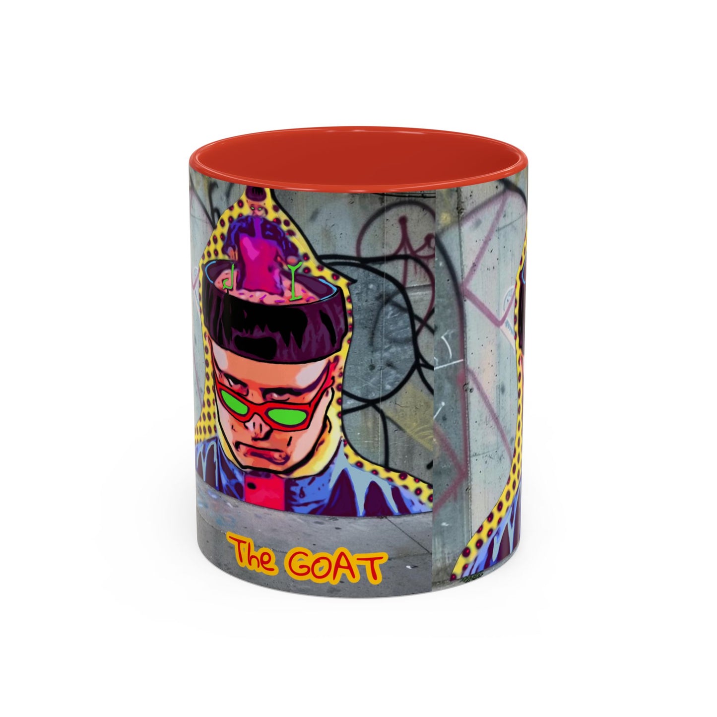 OLIVER TREE "the GOAT".   Graphic Coffee Mug – Pop Art Streetwear Design (11/15oz)