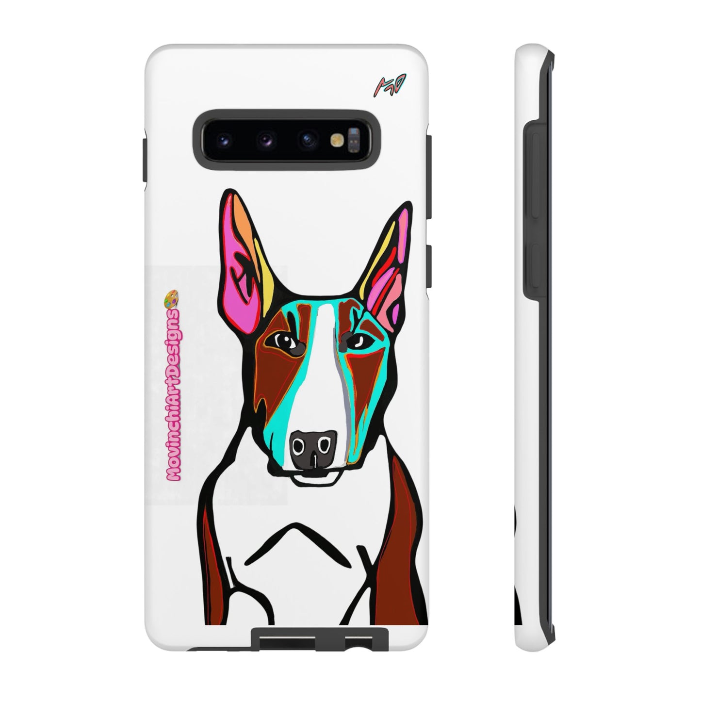 MR Bull Terrier Phone Case — Colorful Pop Art Tough Cases for Dog Lovers