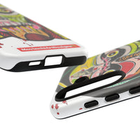 KUNTA.  Abstract Tribal Skull Phone Case — Colorful Street Art Protective Cover