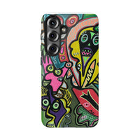 CONCERT  Abstract Graffiti Phone Case — Colorful Street Art Tough Cases
