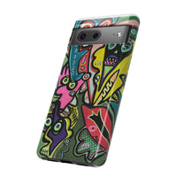 CONCERT  Abstract Graffiti Phone Case — Colorful Street Art Tough Cases