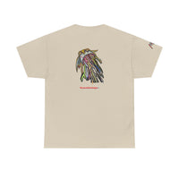 Graphic Tee — Colorful CRAZY TUNA  Illustration Back Print Tee