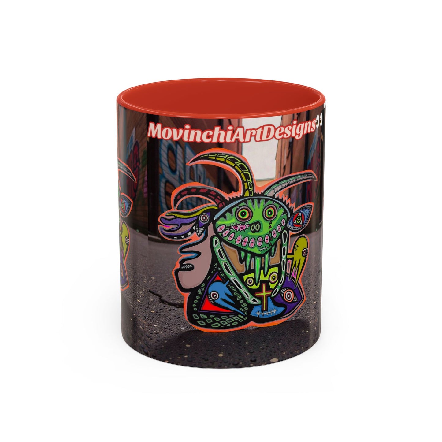RYDER5.0  Street Art Mug — Colorful Graffiti Character Coffee Cup (11/15oz)