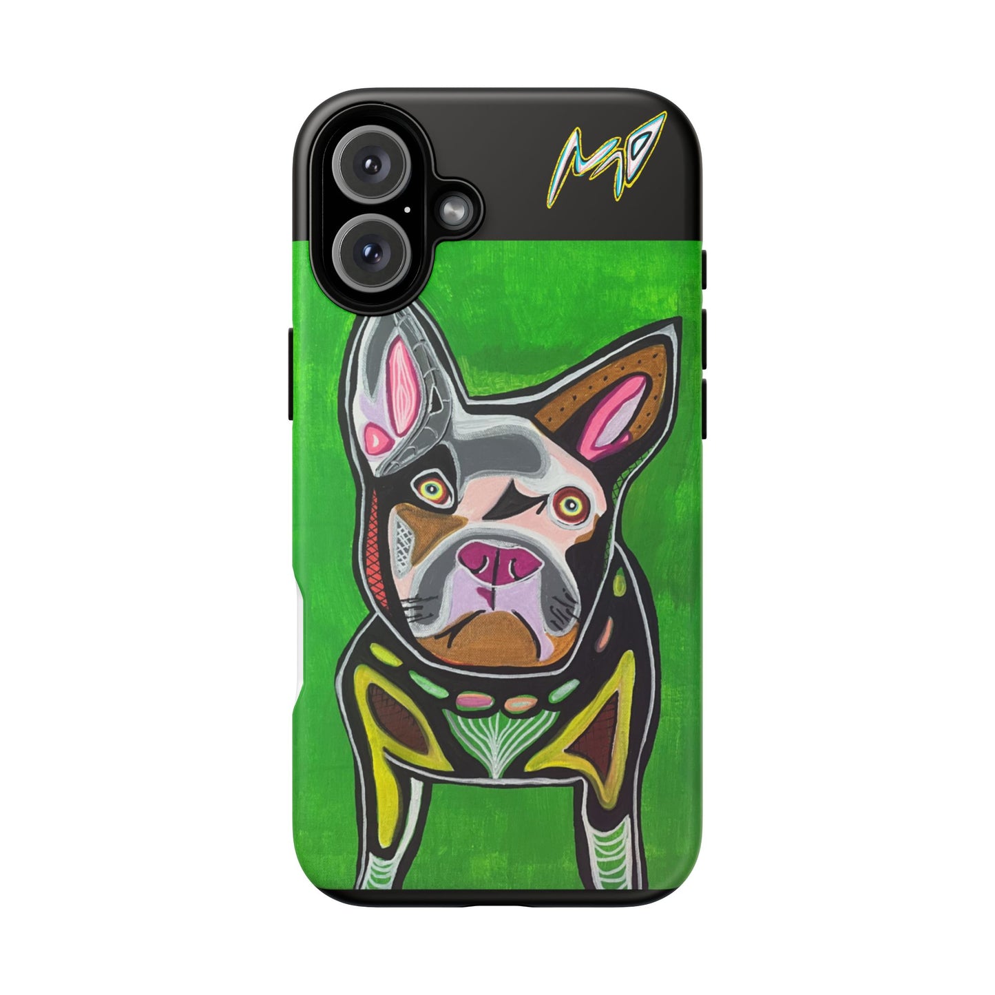 FRENCHIE  Art Phone Case – Colorful Pop Dog iPhone Cover