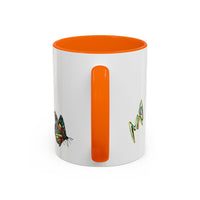 Colorful Butterfly Coffee Mug — Vibrant Monarch Art Accent Mug (11/15oz)