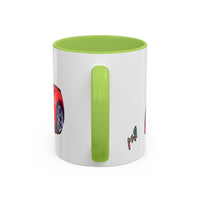 Red NSX Supercar Accent Coffee Mug — MovinchiArtDesigns Sports Car Graphic